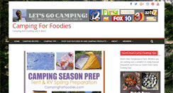 Desktop Screenshot of campingforfoodies.com