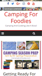 Mobile Screenshot of campingforfoodies.com